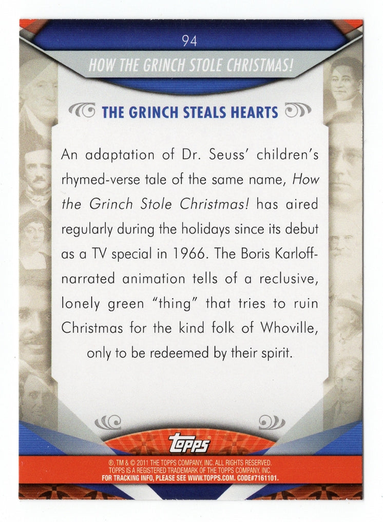 2011 Topps American Pie How the Grinch Stole Christmas Rare Parallel Holofoil Card #94 – Trackside 2011-topps-american-pie-how-the-grinch-stole-christmas-rare-parallel-holofoil-card-94-trackside