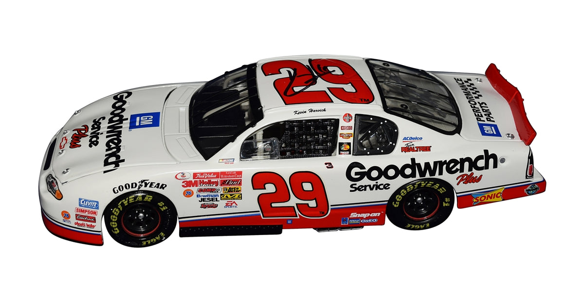 Signed 2001 Kevin Harvick #29 White Goodwrench Dale Sr