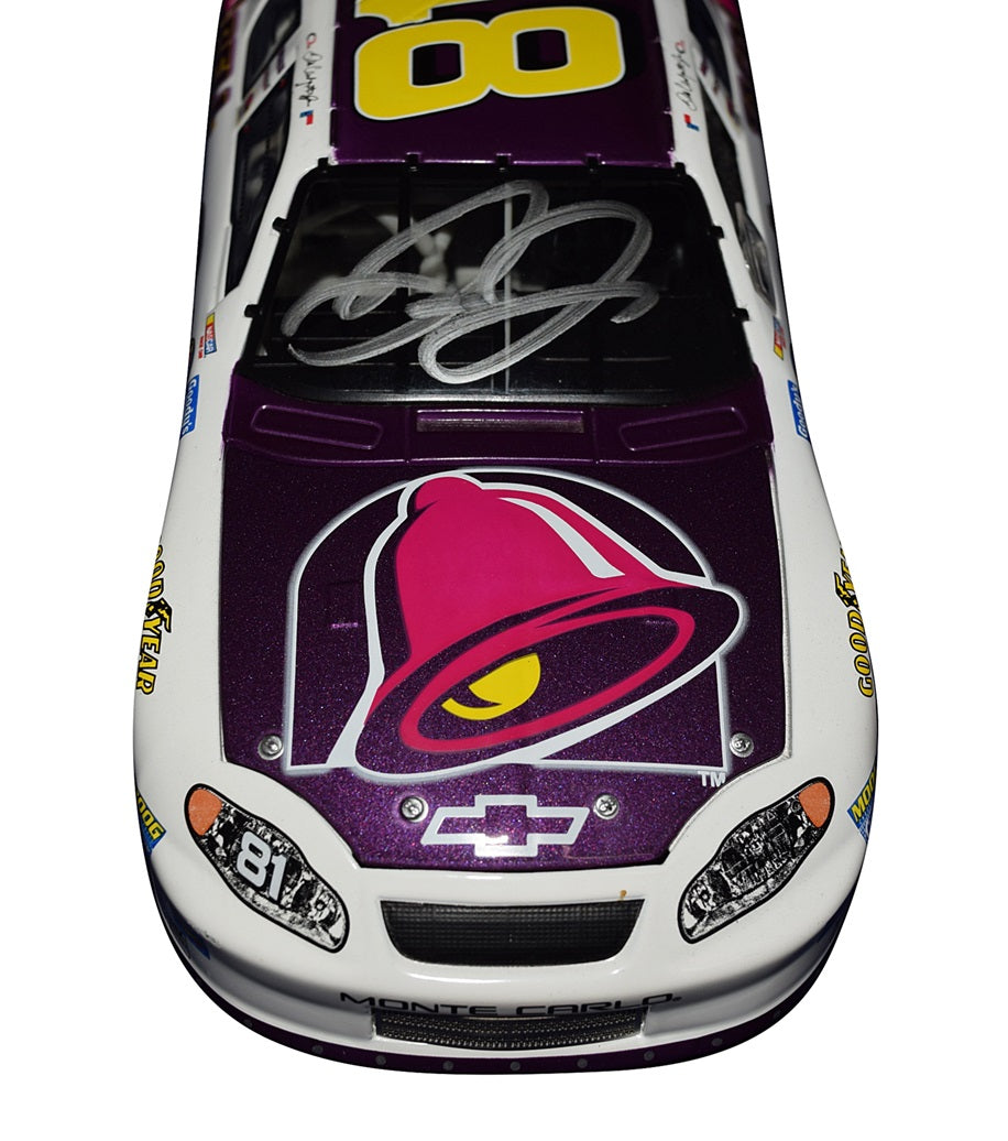 Autographed 2003 Dale Earnhardt Jr. #81 Taco Bell Racing Diecast