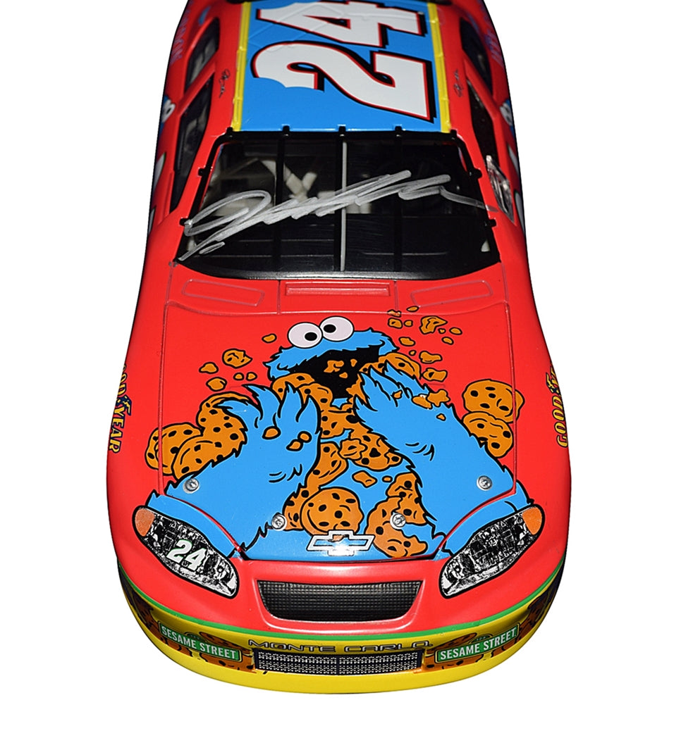 AUTOGRAPHED 2003 Jeff Gordon #24 Foundation COOKIE MONSTER (Sesame 