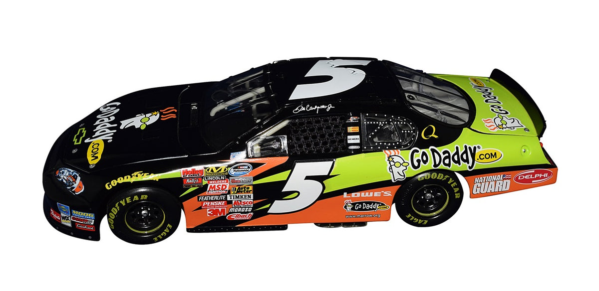 Autographed 2008 Dale Jr. #5 GoDaddy Racing Nationwide 1/24