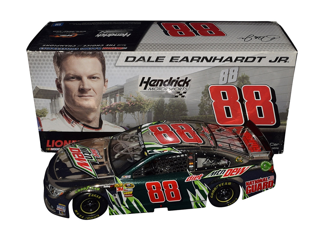 AUTOGRAPHED 2013 Dale Jr. #88 Diet Mountain Dew Color Chrome Diecast with  COA – Trackside