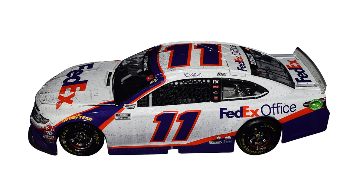 DENNY HAMLIN 2020 DOVER WIN RACED VERSION FEDEX OFFICE #11 TOYOTA 1/24  ACTION COLLECTOR SERIES