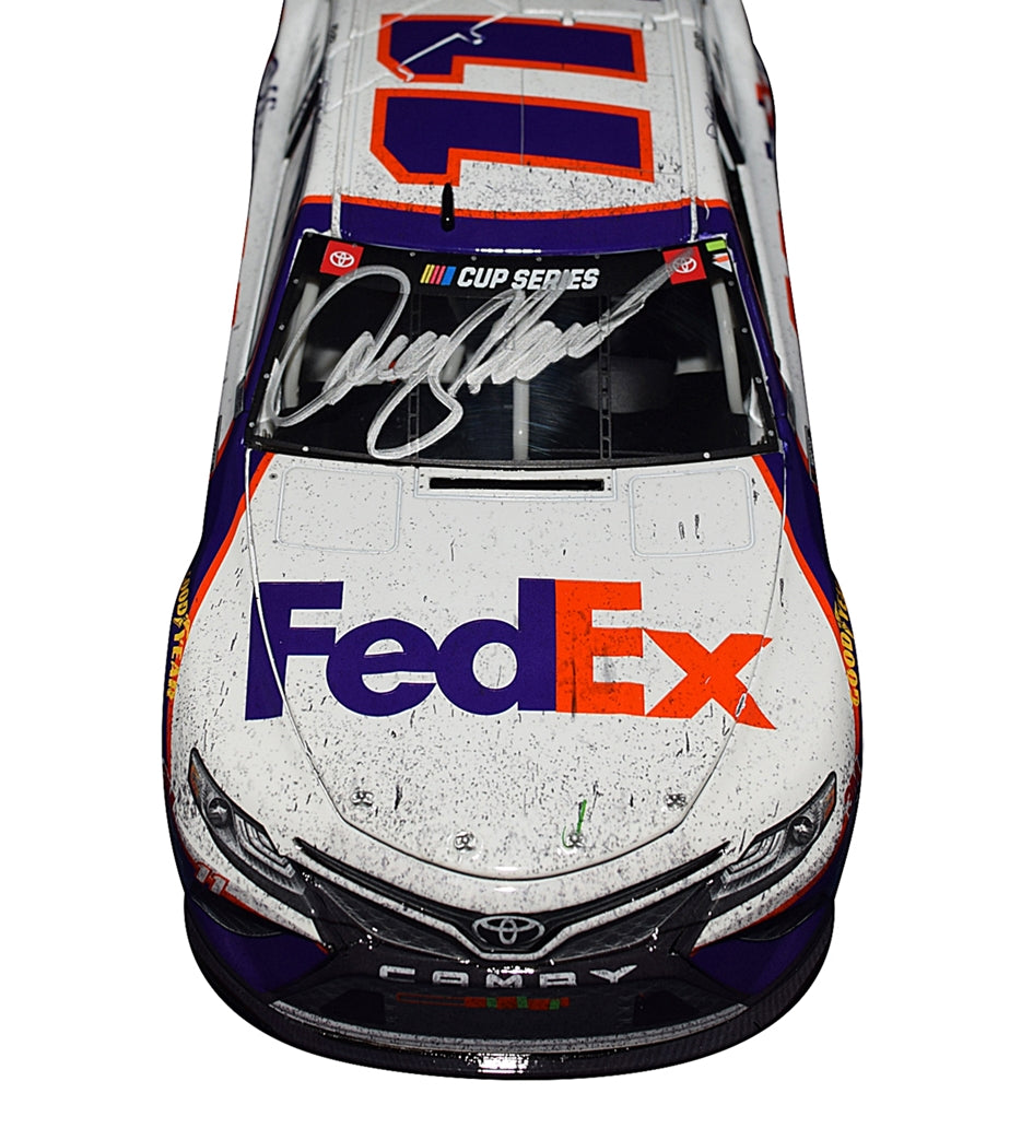 DENNY HAMLIN 2020 DOVER WIN RACED VERSION FEDEX OFFICE #11 TOYOTA 1/24  ACTION COLLECTOR SERIES