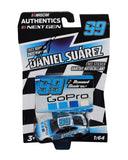 AUTOGRAPHED 2022 Daniel Suarez #99 GoPro Racing Diecast Car, a thrilling addition to any NASCAR memorabilia collection.