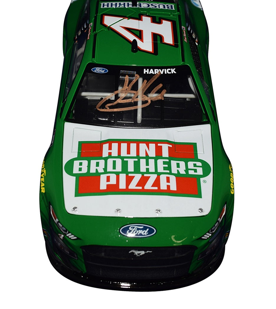 AUTOGRAPHED 2022 Kevin Harvick #4 Hunt Brothers Pizza (Next Gen Mustang)  Stewart-Haas Racing Signed Lionel 1/24 Scale NASCAR Diecast Car with COA 