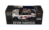 Limited edition 1/64 scale diecast car featuring Kevin Harvick's #4 Richmond Win design, signed by Kevin Harvick himself. This authentic collectible comes with a Certificate of Authenticity, guaranteeing its genuine nature and making it an ideal addition to any NASCAR memorabilia collection.