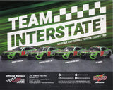 Autographed Ty Gibbs #54 Interstate Batteries Toyota Official Hero Card | Signed 8X10 Inch NASCAR Picture with Certificate of Authenticity