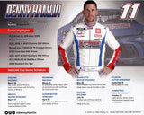 Rev up your NASCAR collection with this exclusive autographed 2024 Denny Hamlin #11 Express Oil Change Next Gen Toyota hero card photo. Witness the thrill of the track captured in glossy detail, signed by Hamlin himself. Each signature is meticulously obtained through exclusive signings and garage area access via HOT Passes, ensuring authenticity.