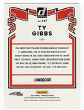 Ty Gibbs 2022 Donruss Racing RED PARALLEL Autographed Collectible - Genuine NASCAR Trading Card - COA Included - Ideal Gift for Racing Enthusiasts - Limited Availability