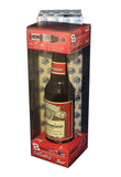Signed 2002 Dale Earnhardt Jr. #8 Budweiser 1/64 diecast NASCAR car encased in a collectible bottle. A creative and rare piece of racing memorabilia, perfect for longtime fans. This officially autographed item includes a COA and makes a great gift for NASCAR enthusiasts or collectors of unique Dale Jr. items.