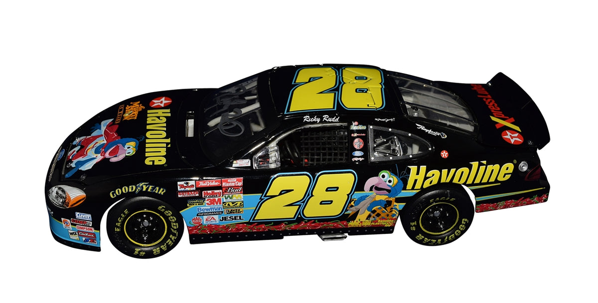Signed 2002 Ricky Rudd #28 Muppets 25th Anniversary 1/24 Elite