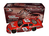 This autographed 2006 Dale Earnhardt Jr. Richmond Win #8 Budweiser diecast features authentic raced details, including tire marks and body scuffs. Signed and numbered, it comes with a COA and makes a great gift for any NASCAR fan or collector.
