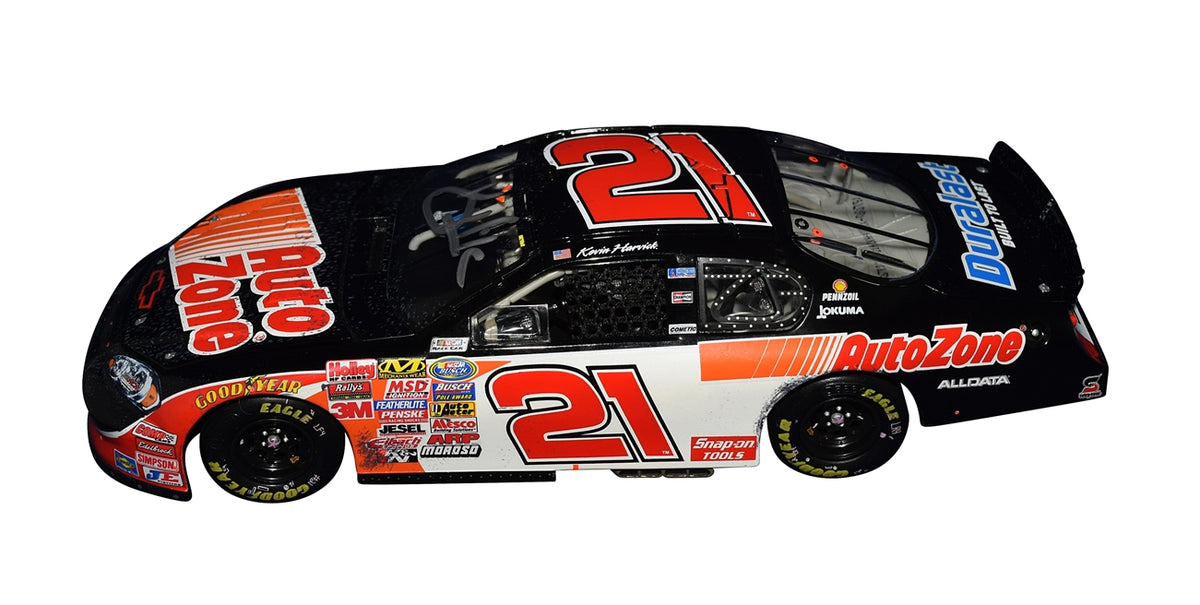 Signed Kevin Harvick #21 AutoZone Daytona Win 2007 Busch Series