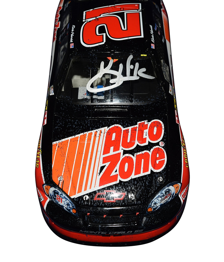 Signed Kevin Harvick #21 AutoZone Daytona Win 2007 Busch Series
