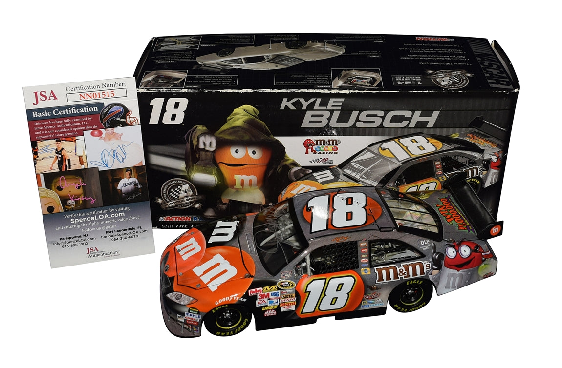 Autographed 2008 Kyle Busch #18 M&M's Halloween NASCAR