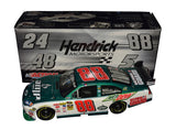 Autographed 1/24 scale NASCAR diecast of Dale Earnhardt Jr.’s 2010 #88 AMP Energy Racing car, featuring accurate sponsor logos, race-trim detailing, and COT body styling. A collectible treasure signed by Dale Jr. himself. This limited-edition piece is perfect for display and makes a great gift for NASCAR fans and collectors.