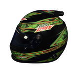 This AUTOGRAPHED 2020 Chase Elliott #9 Mountain Dew Mini Helmet is an iconic NASCAR collectible, showcasing his signature in style. It's the perfect addition to any racing enthusiast's collection, highlighting the thrilling world of NASCAR.