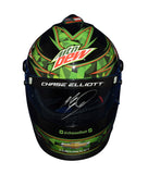 Experience the thrill of NASCAR with this officially licensed rStar Design mini helmet signed by Chase Elliott himself. This unique piece captures the essence of Mountain Dew Racing and Hendrick Motorsports, making it a prized addition to your collection.