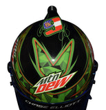 Capture the excitement of Hendrick Motorsports with this Mountain Dew-themed autographed mini helmet. Display it proudly in your home, office, or collection, and be part of the NASCAR action.