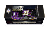 Autographed 2023 Bubba Wallace #23 McDonald's Racing Grimace 1/64 scale diecast. This limited edition car from 23XI Racing is a must-have collectible for NASCAR fans.