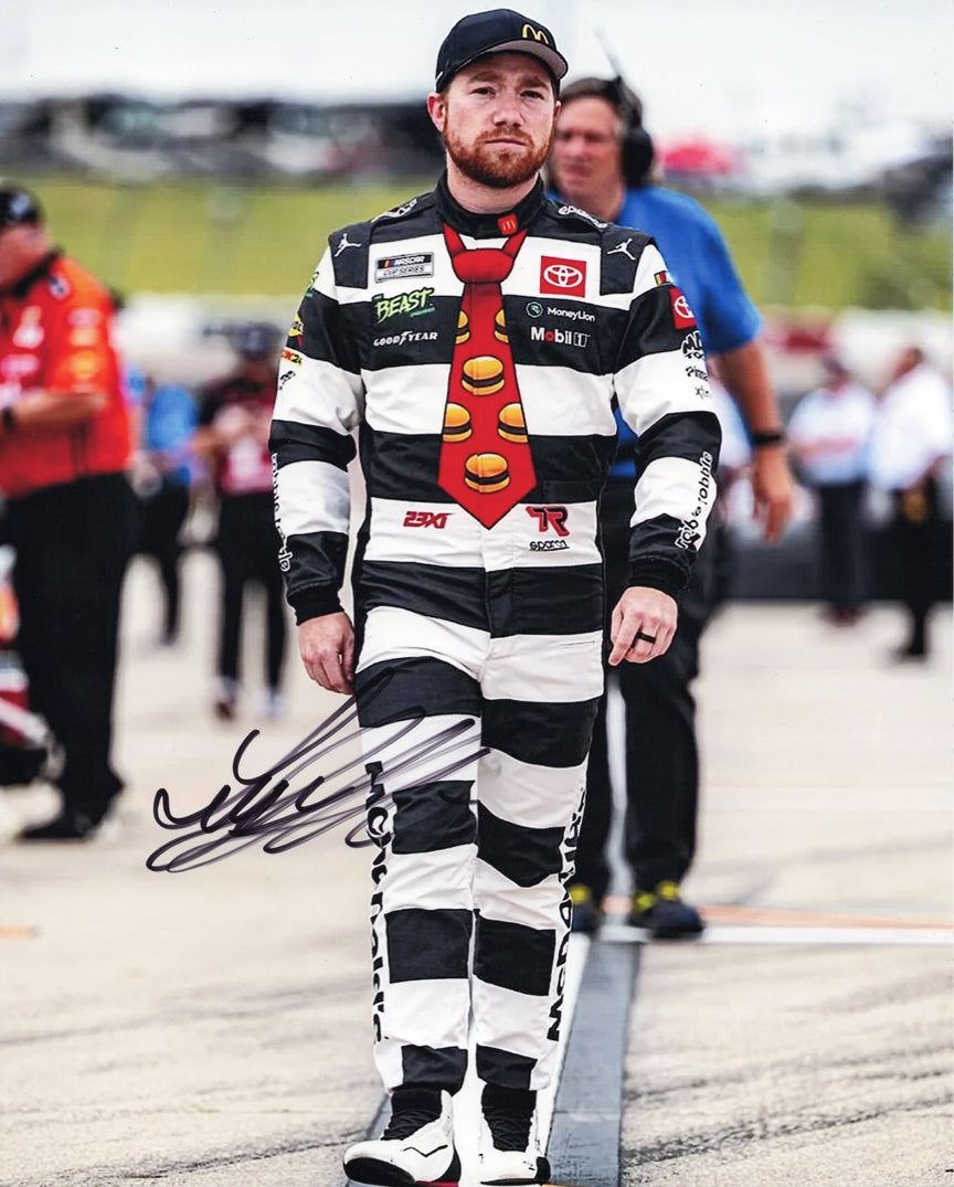 Autographed 2024 Tyler Reddick #45 McDonald's Hamburglars Firesuit