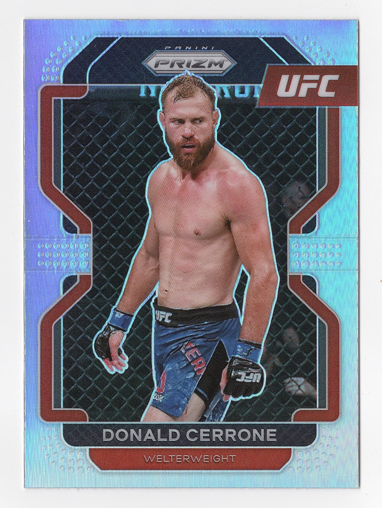 DONALD COWBOY CERRONE Panini Prizm UFC 2022 RARE SILVER PRIZM  (Welterweight) MMA Collectible Insert Trading Card #113