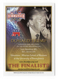 Donald Trump 2016 Politics Official Rookie Card - Iconic card for collectors, encapsulating a pivotal election era.