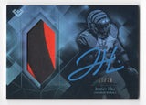 JEREMY HILL 2015 Topps Diamond Football ROOKIE 2-COLOR JERSEY PATCH AUTOGRAPH (Cincinnati Bengals) Signed Insert NFL Collectible Trading Card #11/20