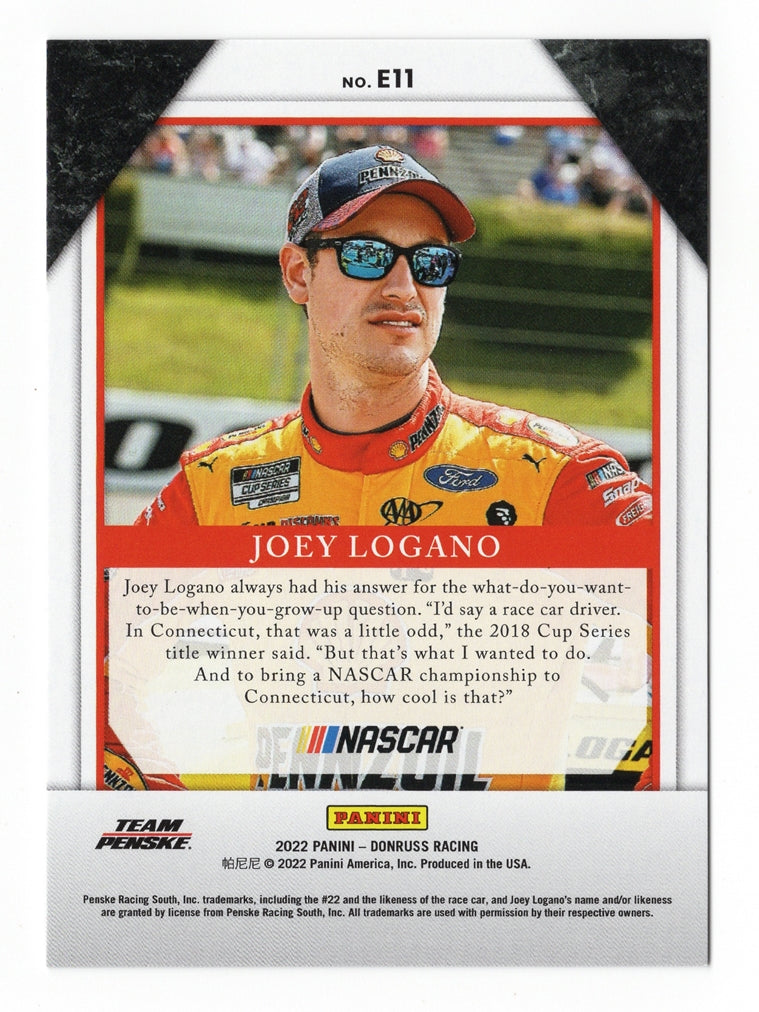 01/10 Joey outlet Logano RARE NASCAR Card