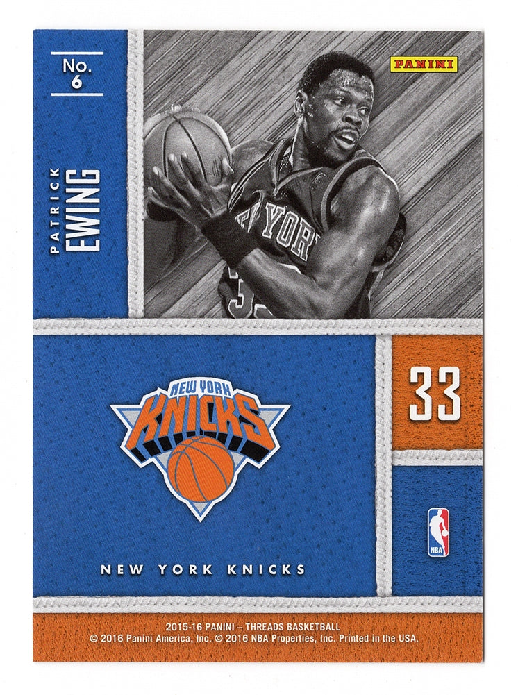 Patrick Ewing 2015-16 Panini Threads Century Greats Gold Parallel