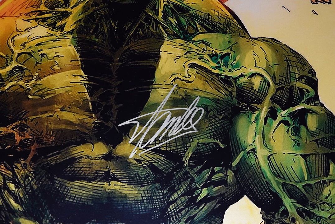 Autographed photo top Hulk