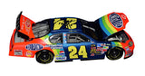 2X AUTOGRAPHED 2004 Jeff Gordon & Rick Hendrick #24 DuPont Racing RETRO RAINBOW (Hendrick 20 Years) Dual Signed Action 1/24 Scale NASCAR Diecast Car with COA