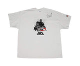 AUTOGRAPHED 2018 Natalie Decker #25 DEQUOIN MAGIC MILE RACE Venturini ARCA Series Rare Custom & Limited Signed NASCAR XXL White Shirt with COA (1 of only 50 produced)