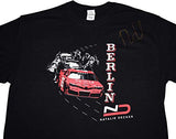 AUTOGRAPHED 2018 Natalie Decker #25 BERLIN RACE (Venturini Motorsports) ARCA Series Rare Custom & Limited Signed Collectible NASCAR Large Black Shirt with COA (1 of only 50 produced)