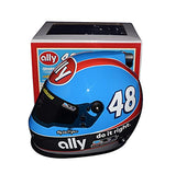 AUTOGRAPHED 2020 Jimmie Johnson #48 Ally Racing DARLINGTON THROWBACK (Earnhardt Tribute) 7X CHAMPION Troy Lee Designs Final Season Rare Signed NASCAR Replica Mini Helmet with COA