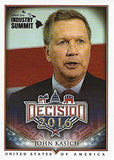 John Kasich 2016 Leaf Decision HAWAII INDUSTRY SUMMIT Extremely Rare Insert Presidential Politics Collectible Promo Trading Card
