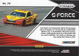 Joey Logano 2018 Panini Prizm Racing G FORCE (#22 Shell Pennzoil Car) Team Penske Sprint Cup Series Insert Penske Monster Cup Series Signed NASCAR Collectible Trading Card with COA