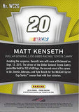 AUTOGRAPHED Matt Kenseth 2016 Panini Prizm Racing WINNERS CIRCLE (Richmond Race Win) Joe Gibbs Racing Signed NASCAR Collectible Trading Card with COA