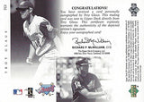 TROY GLAUS 2000 Upper Deck SP Authentic Baseball CHIROGRAPHY CERTIFIED AUTOGRAPH (Anaheim Angels) Vintage Signed MLB Insert Collectible Baseball Trading Card