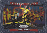 AUTOGRAPHED Joey Logano 2016 Panini Prizm Racing WINNERS CIRCLE DAYTONA 500 WIN (#22 Pennzoil Penske Team) Chrome Insert Signed NASCAR Collectible Trading Card with COA