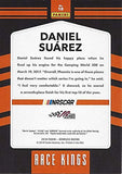 AUTOGRAPHED Daniel Suarez 2018 Panini Donruss Racing RACE KINGS (#19 Arris Toyota Team) Monster Cup Series Signed NASCAR Collectible Trading Card with COA