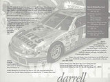 AUTOGRAPHED 1997 Darrell Waltrip #17 Western Auto Parts America SILVER 25TH ANNIVERSARY (Winston Cup Series) Vintage Rare Signed Collectible Picture NASCAR 8X10 Inch Hero Card Photo with COA
