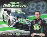 AUTOGRAPHED 2015 Matt DiBenedetto #83 Dustless Blasting Toyota Team (BK Racing) Sprint Cup Series Rare Signed Collectible Picture 8X10 Inch NASCAR Hero Card Photo with COA