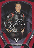 AUTOGRAPHED Trevor Bayne 2018 Panini Victory Lane Racing (#6 Advocare Roush Team) Monster Cup Series Red Parallel Insert Signed NASCAR Collectible Trading Card with COA #24/49