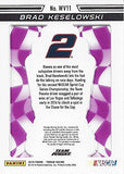 BRAD KESELOWSKI 2016 Panini Torque Racing WINNING VISION INSERT (#2 Miller Lite Team) Insert Collectible NASCAR Trading Card #10/10