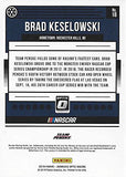 AUTOGRAPHED Brad Keselowski 2019 Panini Donruss Optic Racing (#2 Miller Lite Team Penske) Monster Cup Series Signed Collectible NASCAR Trading Card with COA