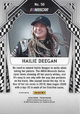 AUTOGRAPHED Hailie Deegan 2020 Panini Prizm Racing RARE ROOKIE PRIZM (#4 Toter Driver) ARCA Series Official Rookie Signed Collectible NASCAR Trading Card with COA
