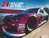 AUTOGRAPHED 2018 William Byron #24 Liberty University Racing (Hendrick Motorsports Camaro) Monster Energy Cup Series Signed Picture 9X11 Inch NASCAR Hero Card Photo with COA