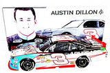2X AUTOGRAPHED 2013 Austion Dillon & Richard Childress #3 Advocare Nationwide Car ARC NICKEL FINISH Signed Lionel 1/24 NASCAR Diecast Car with COA (#085 of only 144 produced)